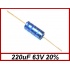 220uF 63V 10x25 BC Components capacitor _ [1pcs]